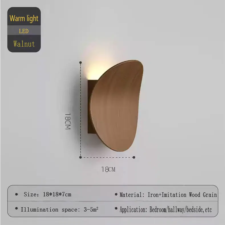 Wall Light - Modern Wood Wall Lamp
