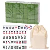 Mini Mahjong 144pcs/set Chinese Traditional Mahjong Board Game Family Toys Exquisitely Carved Numbers And Chinese Characters 5