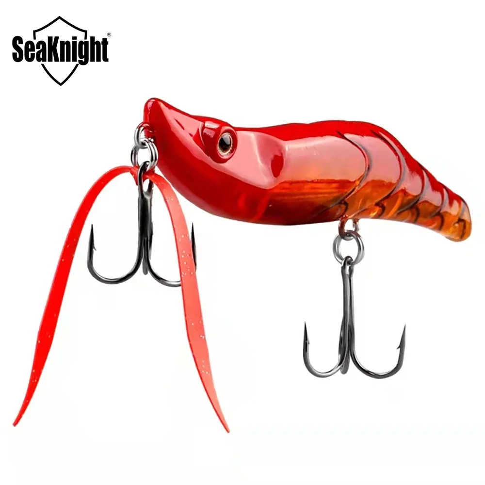 

2023 Seaknight NEW Minnow LURE Squid Hooks Hot Hard Shrimps 8CM/15G/12 COLORS Cuttlefish Lures Sea Fishing Lures Sinking Baits