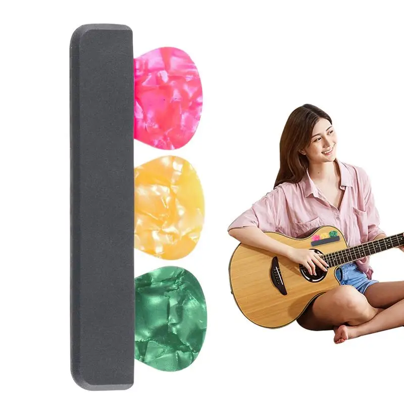 Guitar Picks Holder Plectrums Case Electric Acoustic Guitar Pick Box Case Storage Container For Ukulele Bass Players