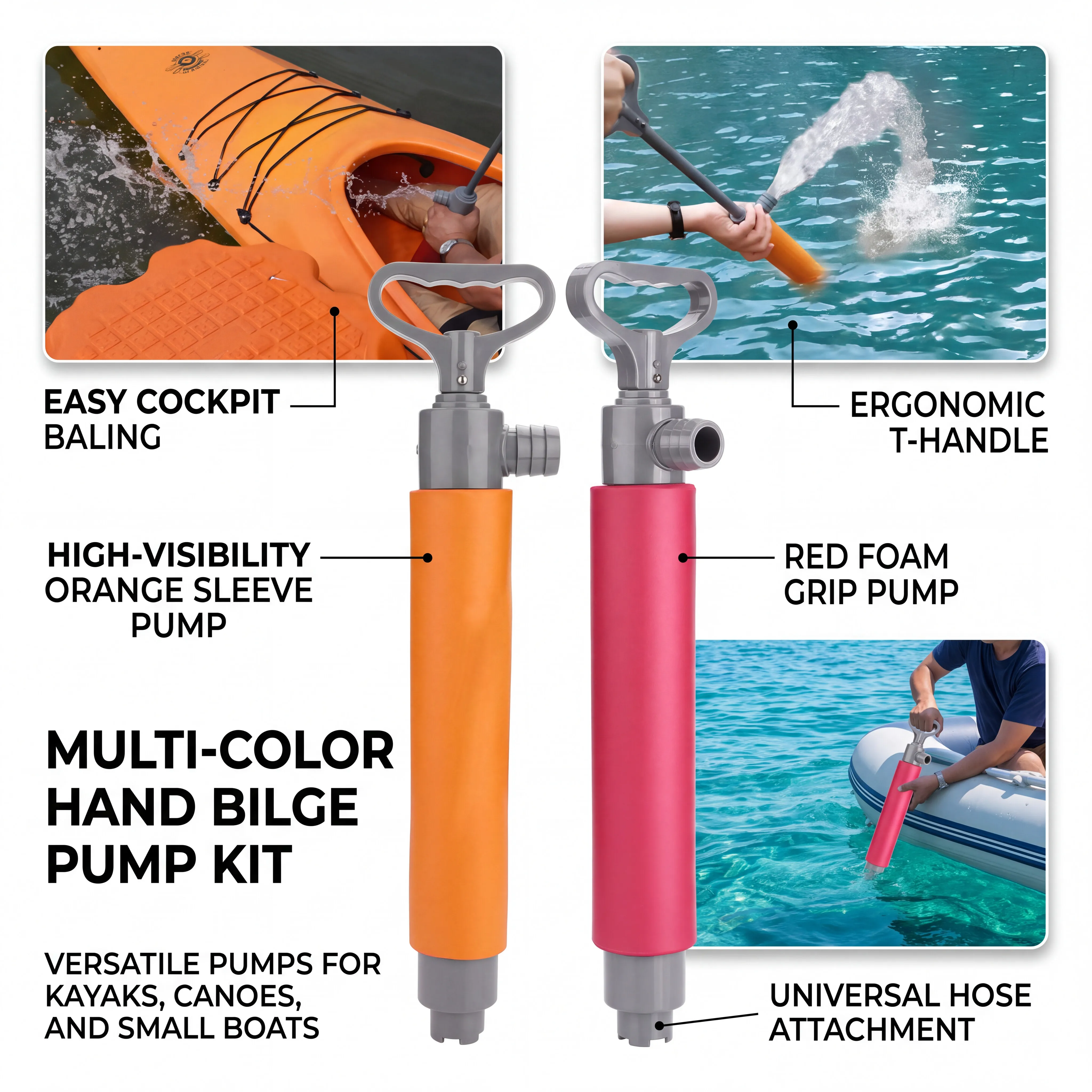 Enhanced Outdoor Portable Manual Bilge Pump