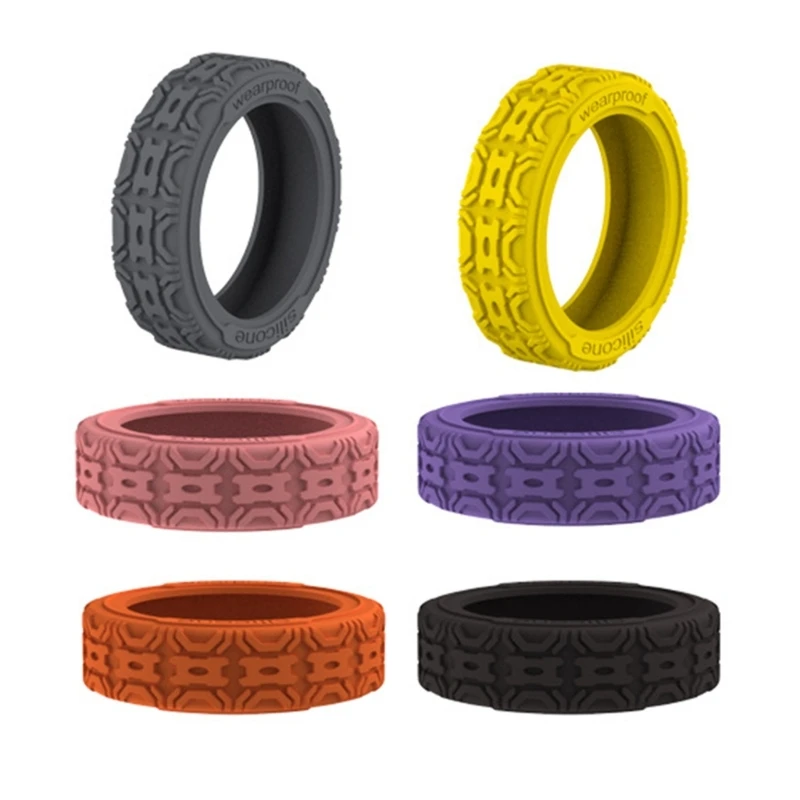 

4/8pcs Silicone Wheel Covers Protecoter for Luggage Suitcases Easy Installation