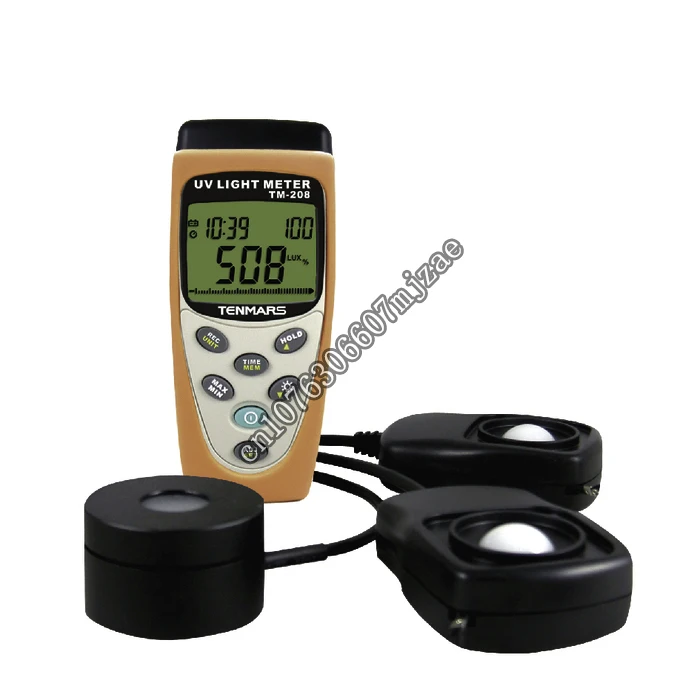 

Tenmars TM-208 Multifunctional Solar Power Meter UVA Meter Light Meter 3 in 1 Illumination Tester