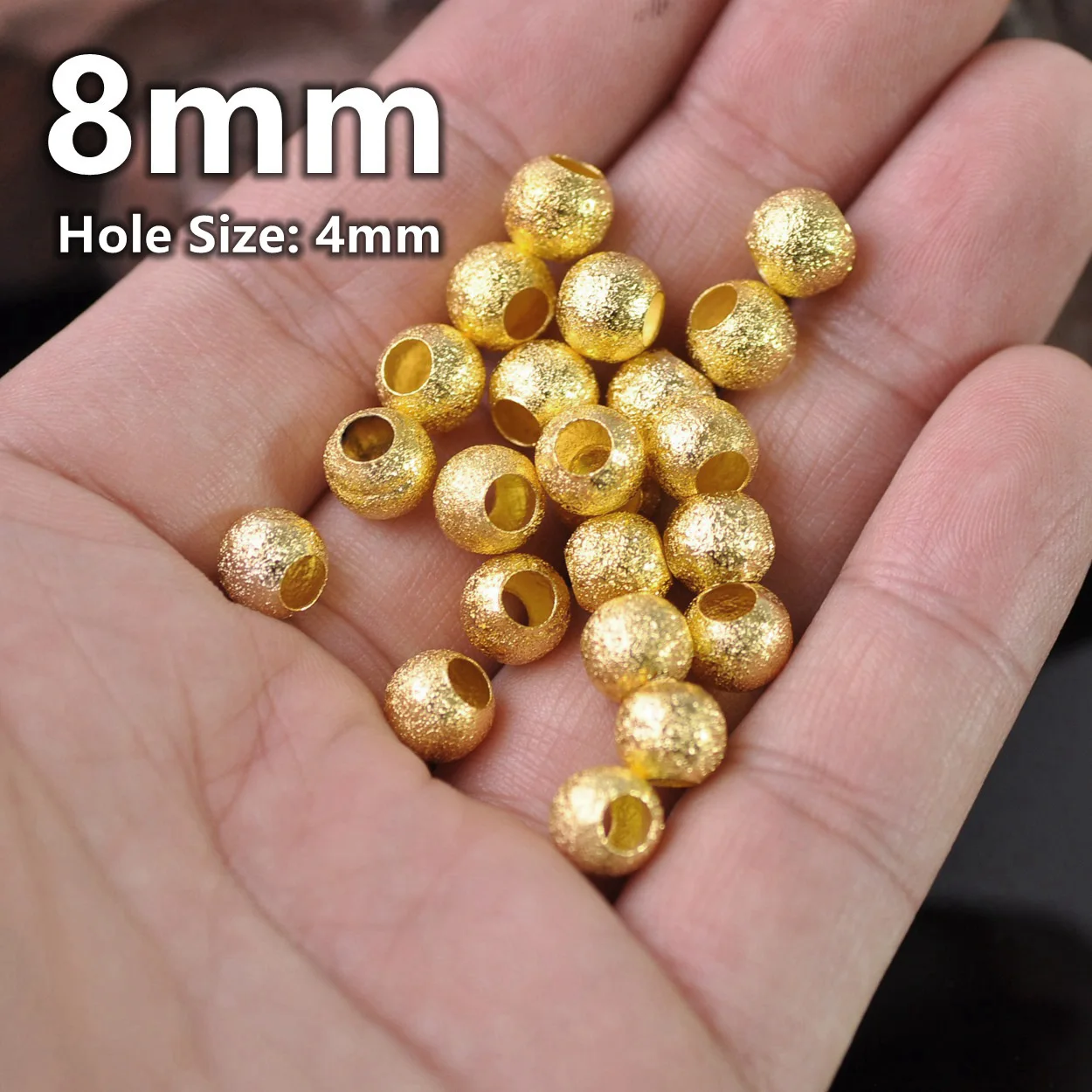 24K Gold Plated Brass Flower Heart Star Rondelle Gold Bead Spacers for  Jewelry Making 18k 4mm - AliExpress