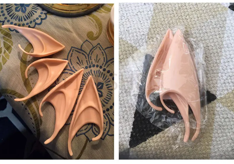 Frauen mittelalter liche Halloween Fee Elfen Ohren Kopf bedeckung Mode Party Maskerade Kopf bedeckung Accessoires für Dame – Detail 8