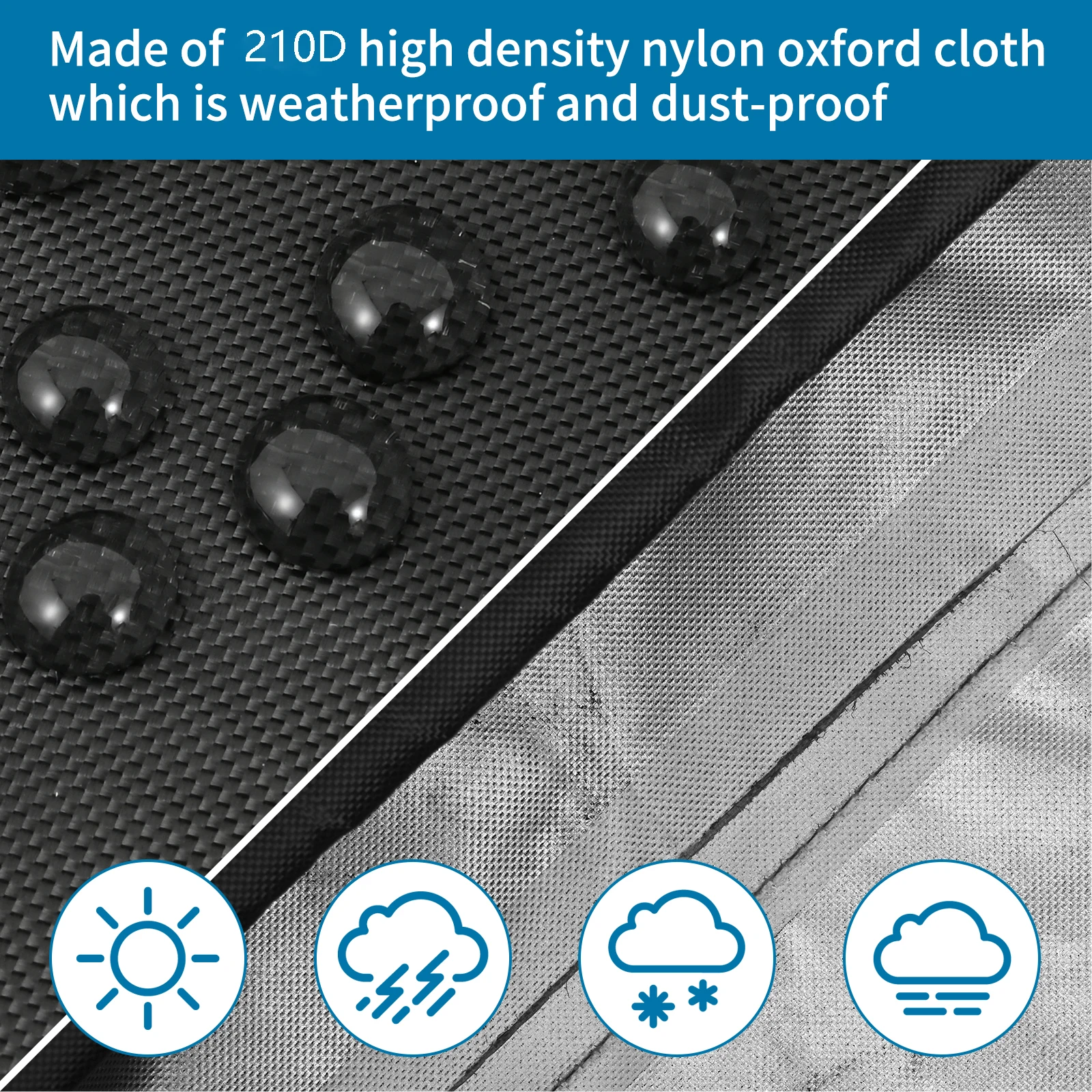 Home Terrace V Type Sofa Cover Outdoor Garden Terrace Waterproof Furniture Cover Waterproof Sofa Protector L Shape 4