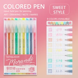 Morandi Colored Gel Pens Set - Multi-Color Art Markers (Sweet Style)