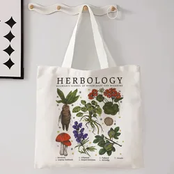 Cute Cartoon Mushroom Black Cotton Tote Bag - Eco - Friendly, Reusable Shoulder Shopper - 40x40cm (Mushroom - 2)