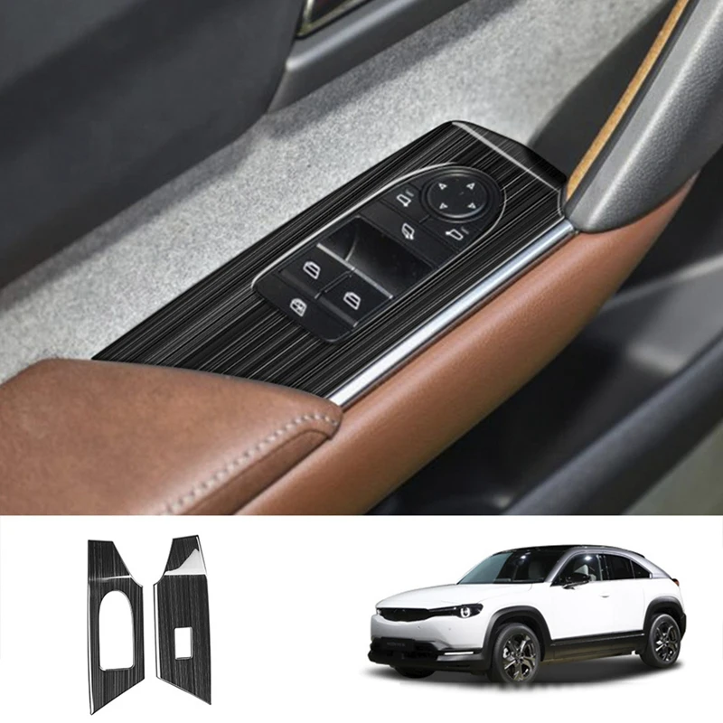 

Для 2022 Mazda MX30 MX-30 стеклоподъемная кнопка переключателя крышки отделки двери подлокотника панели