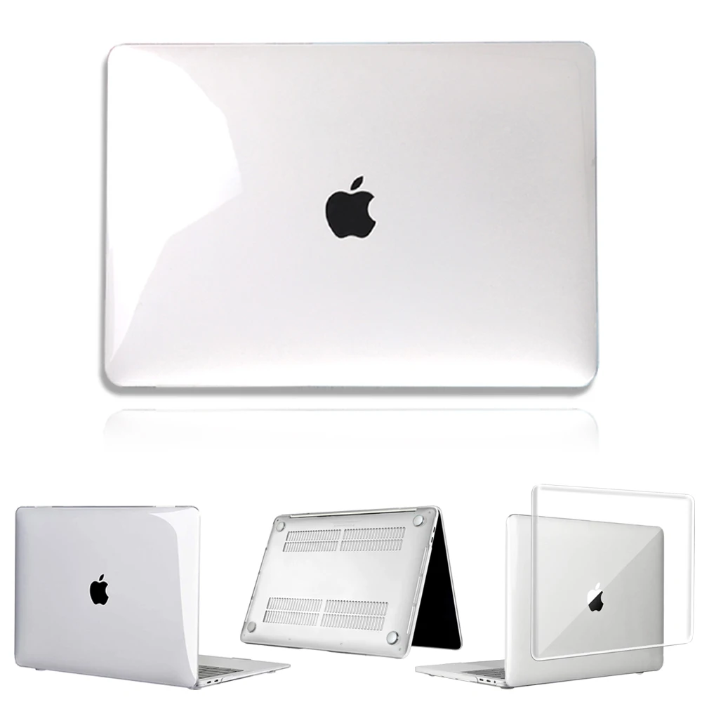 Portátil para Apple Macbook Air 13 A2337 A2179 2023 ar 11 Macbook Pro 13 16 15 Cristal Casca Dura Capa Protetora Case