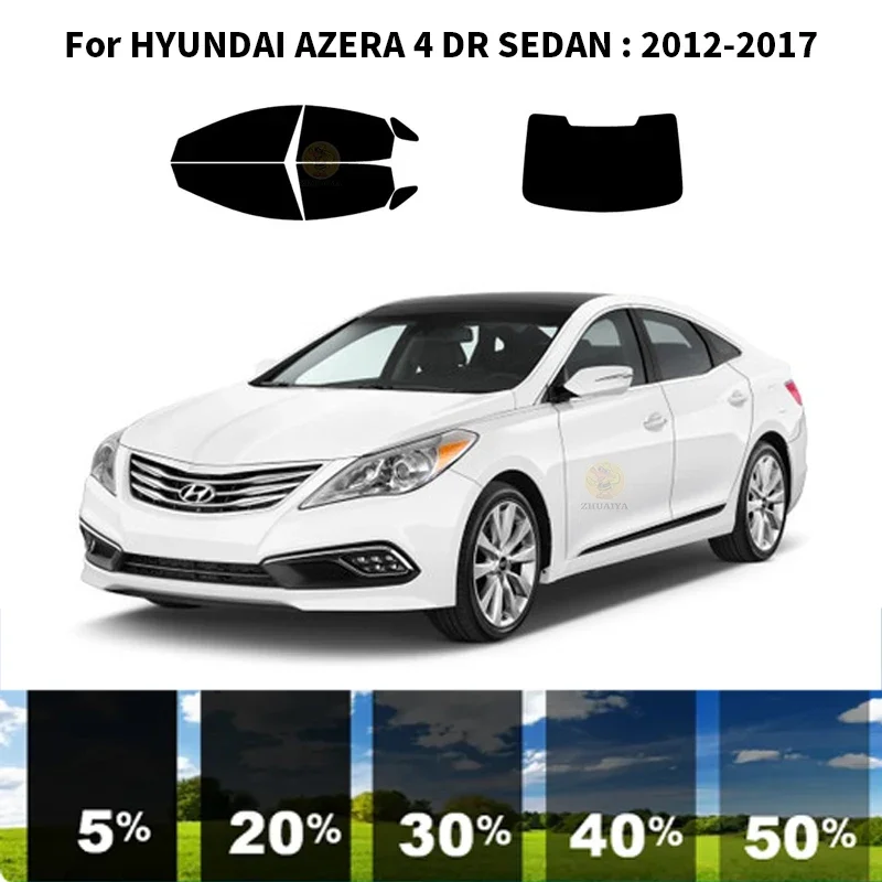 

Precut nanoceramics car UV Window Tint Kit Automotive Window Film For HYUNDAI AZERA 4 DR SEDAN 2012-2017