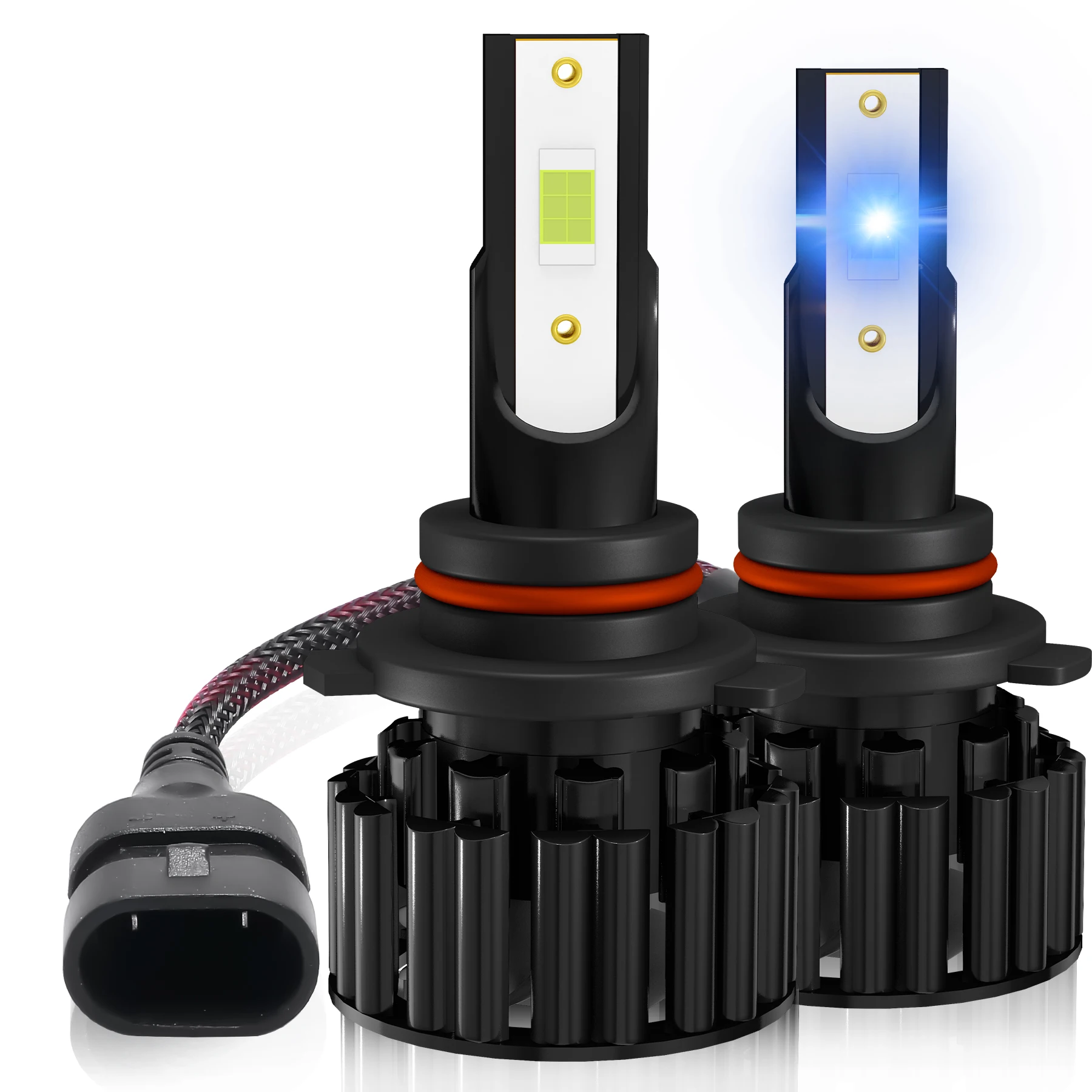 

Car Headlight Bulbs LED HB2 HB3 HB4 H4 H7 H8 H9 H11 H13 9003 9004 9005 9006 9007 Ice Blue Light 12V 48W 12000lm
