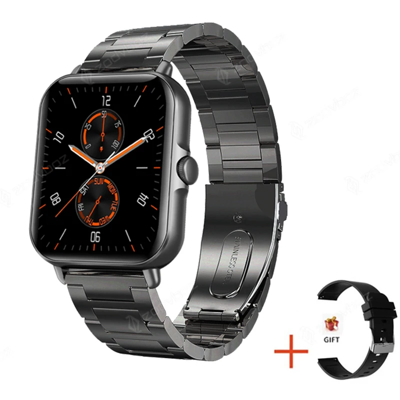 2022 New Bluetooth Answer Call Smart Watch Men Full Touch Dial Call Fitness Tracker IP67 Waterproof 