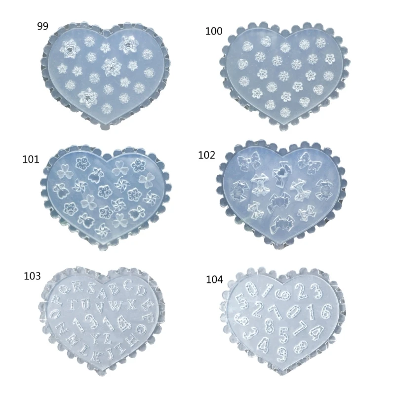 

Silicone Art Mold Relief Pattern Art Decortive Mold DIY Manicure Tool