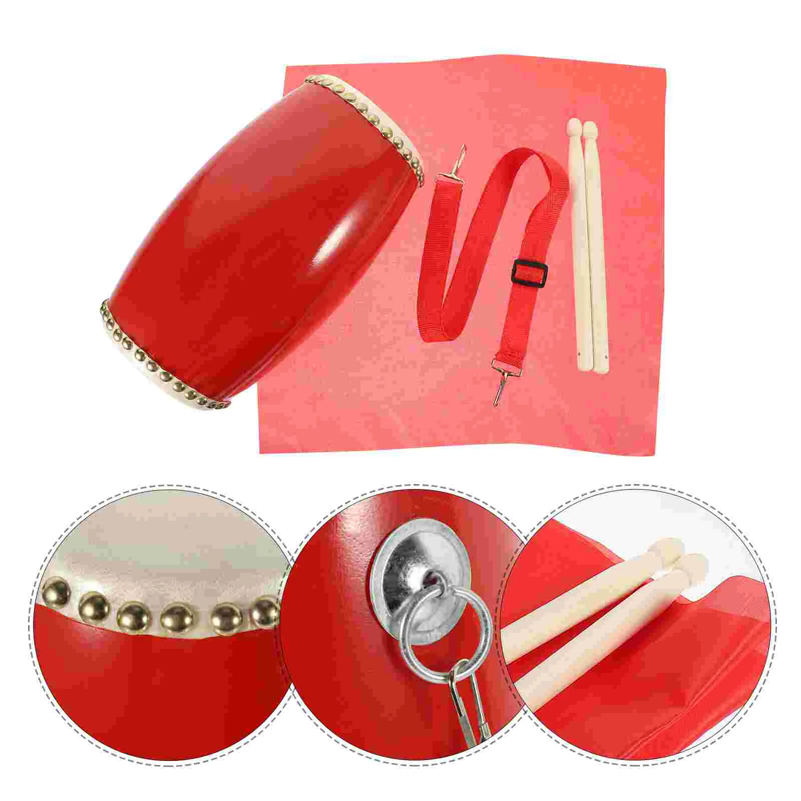 

Musical Instruments Waist Drum Cowhide Waiste Simple Durable Hand Traditional Chinese Child