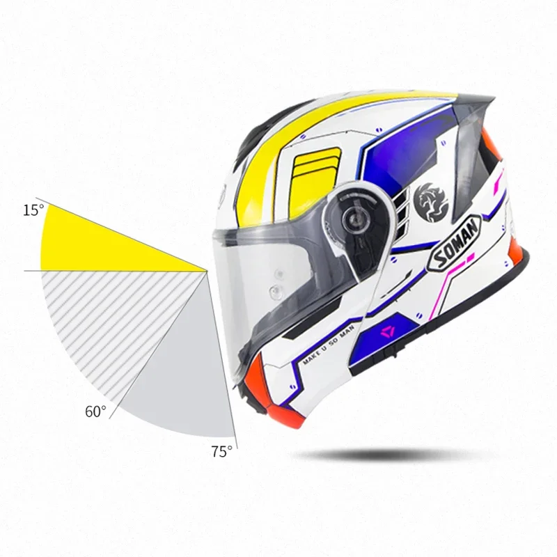 SOMAN ECE  ø        , ÷    Capacete Casco Moto
