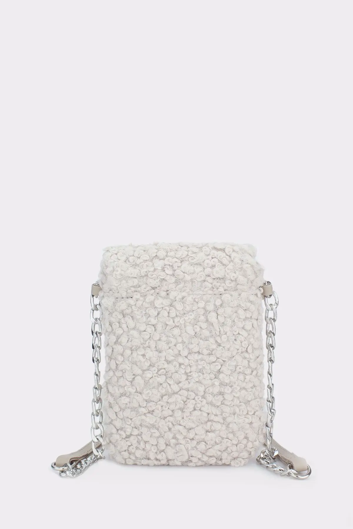 Women's Plush Shoulder Strap Mobile Phone Bag