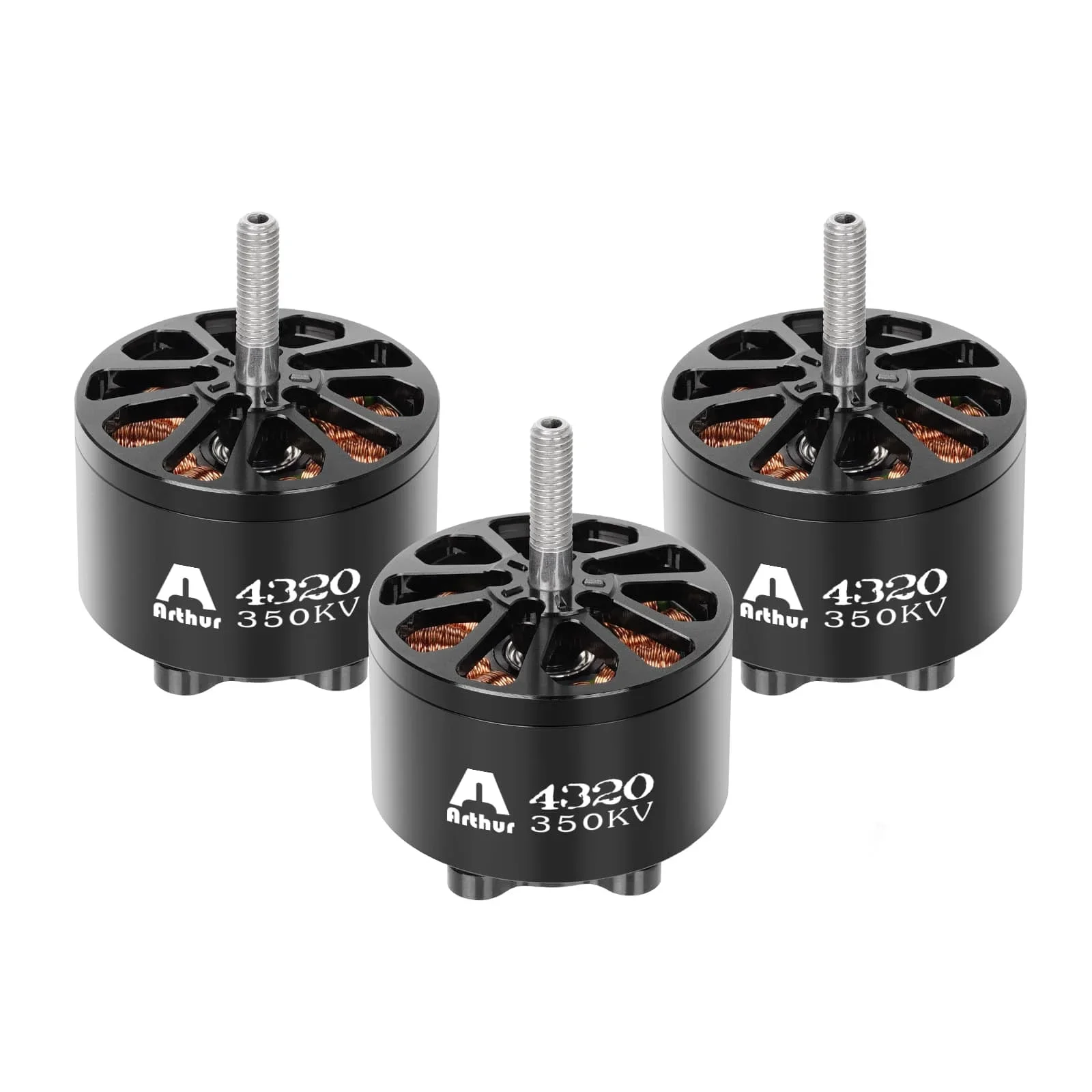 Flashhobby A4320 4320 350KV 6-12S высокоскоростной бесщеточный двигатель для модели дальнего действия X-класса RC FPV Drone thumbnail 2