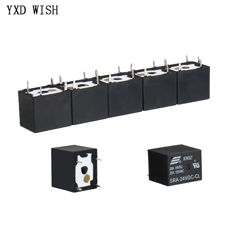 Relé SRD-05V 12V 24VDC-SL-C 10A 250VAC Mini