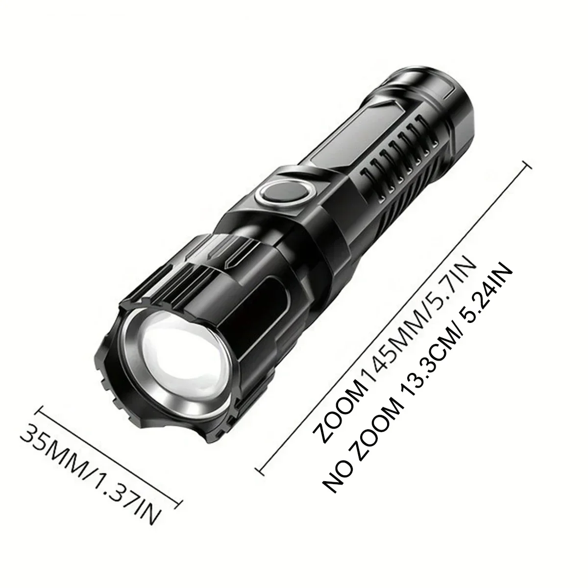 ALLON Torch LED Super Bright, Portable Rechargeable Hand Torch High - View #9