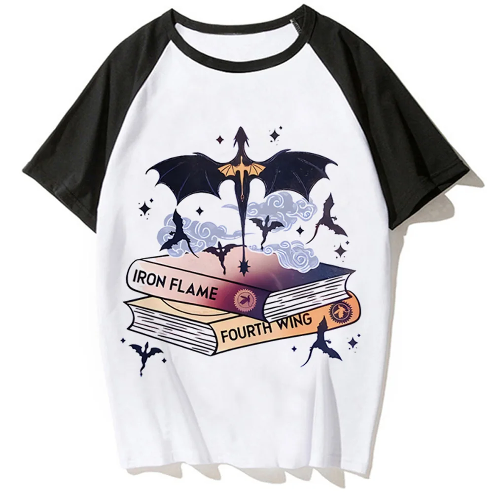 

Топ с четвертым крылом, женская футболка Y2K, женская одежда в стиле Харадзюку