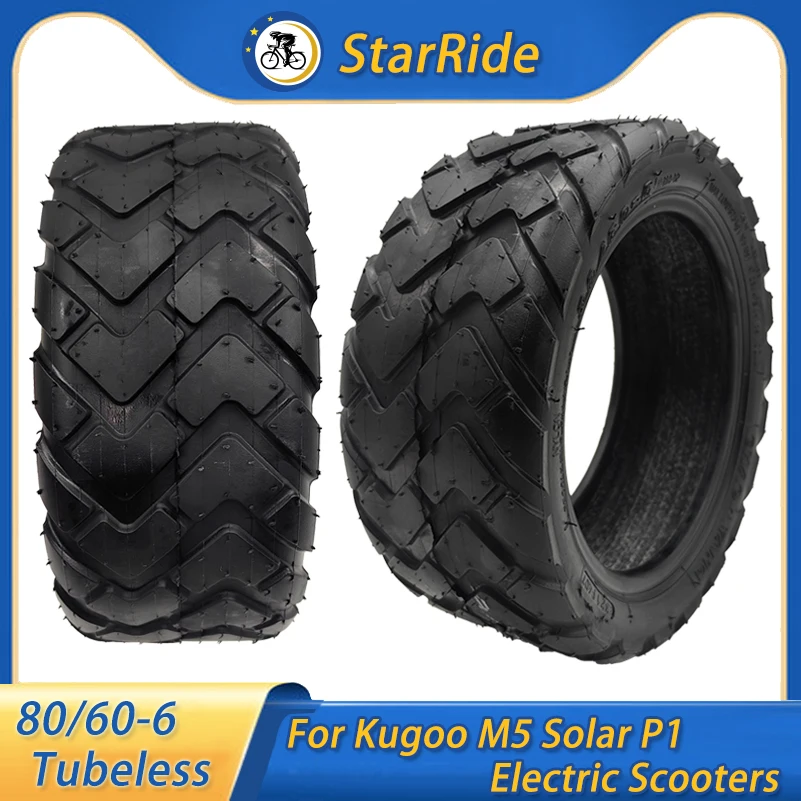 

Бескамерная шина 80/60-6 для KUGOO M5 Solar P1 JUESHUAI X700 X750 FLJ C11 T11, аксессуары для электрического скутера, запчасти высокого качества