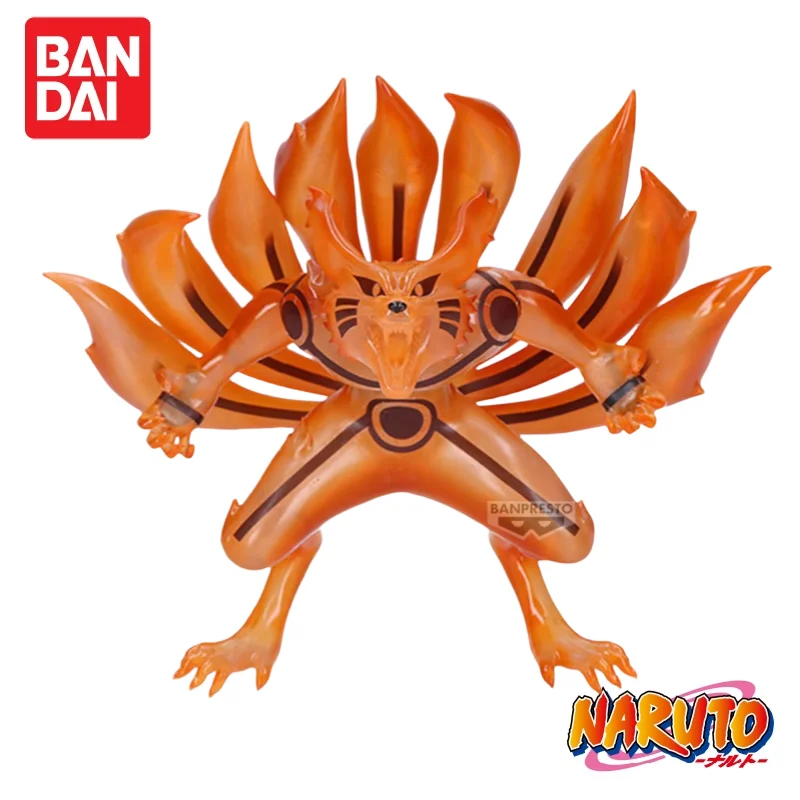 在庫 100% オリジナルバンダイナルト疾風伝鞍馬 (九尾) 猛牙フィギュア