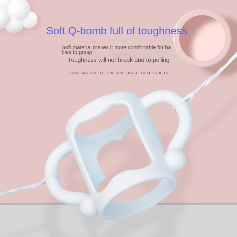 Description Picture 6 of itemBaby Bottle Grip Handle Silicone Wide Mouth Handles for Universal Milk Bottles Heat Resistant Baby Feeding Bottle Accessories