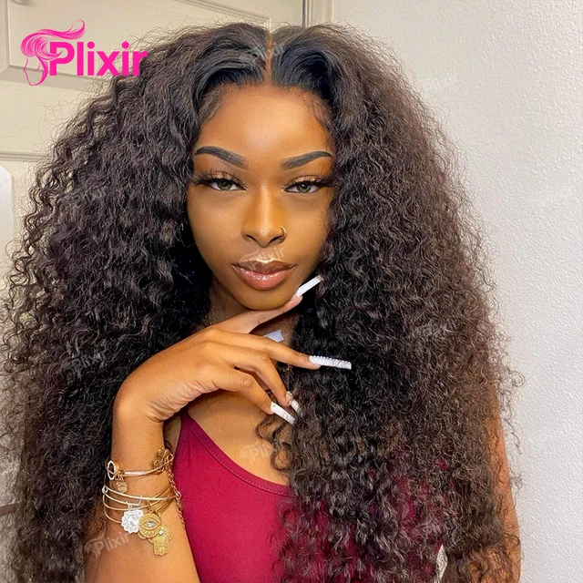 Perruque frontale 13x4 Loose Deep Wave, perruque Lace Front 13x6 HD Lace de 40 pouces, cheveux humains brésiliens, perruques bouclées Water Wave pour femmes 1