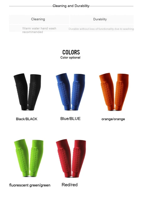 Protège-Tibias De Football - Avec Manches Antidérapantes Pour