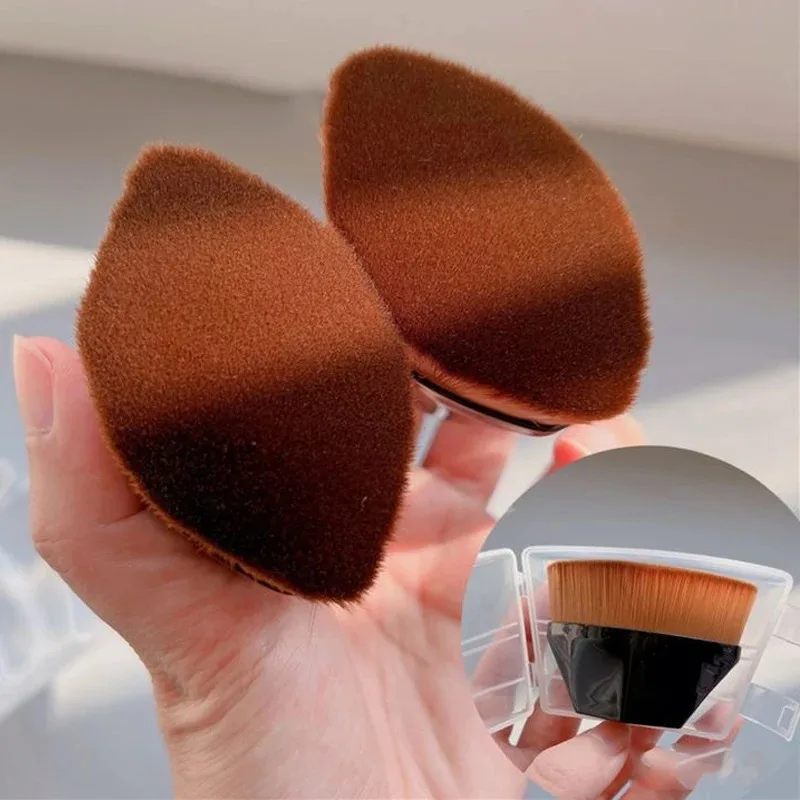 1/2pcs New Magic Makeup Brush Beauty Powder Face Blush Brushes Portable Professional Foundation Brush Large Cosmetics Soft Base 2