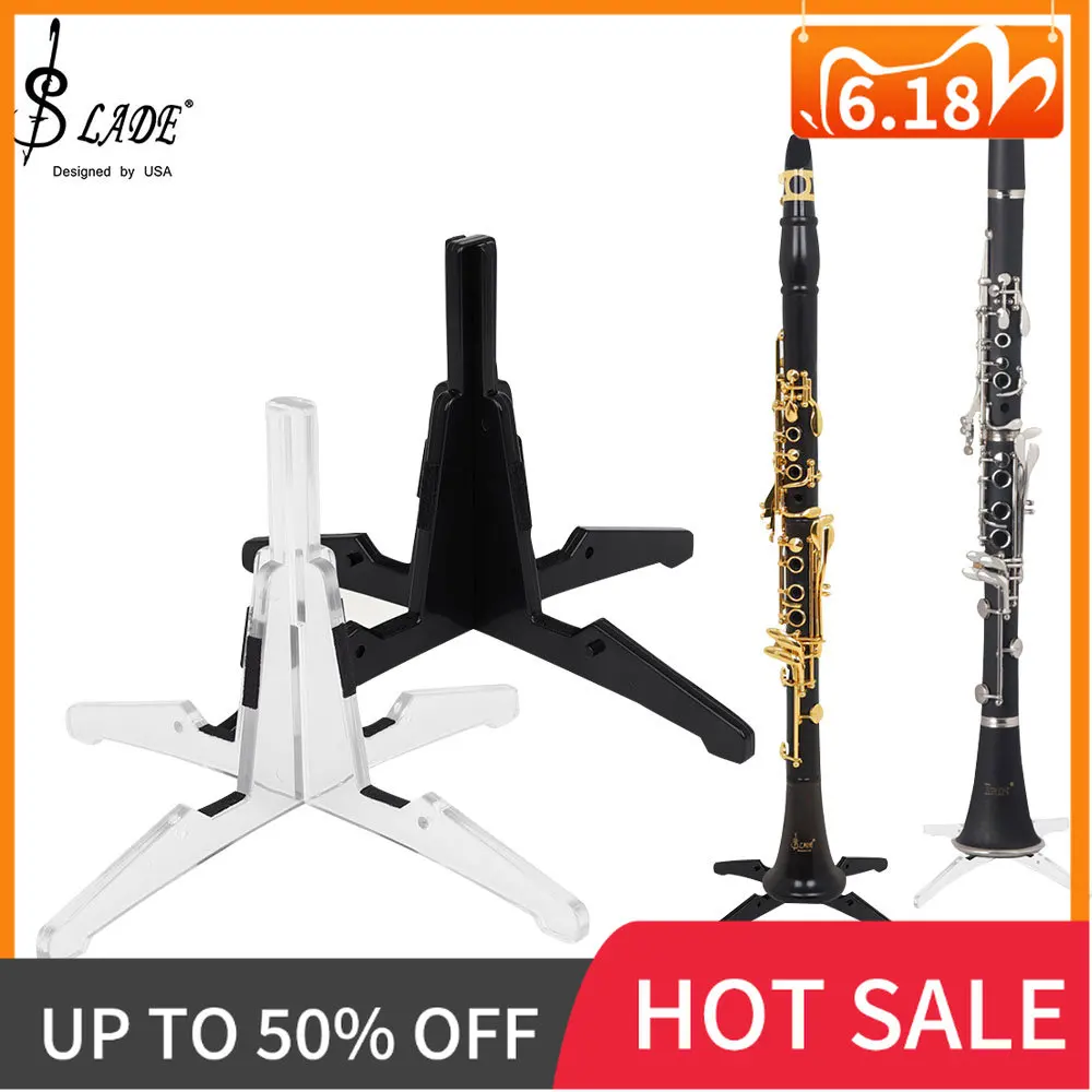 Portable Stand Flute Bracket with Four Legs Stand Wind