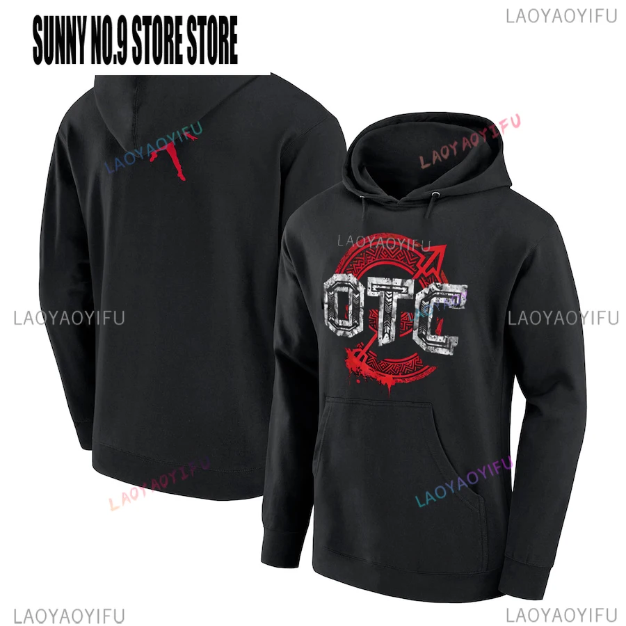 Autumn Winter Warm Fleece Pullover Roman Reigns OTC Hoodies Europe and America Style Hooded Men Women Sports Jogger Sweatshirt 2