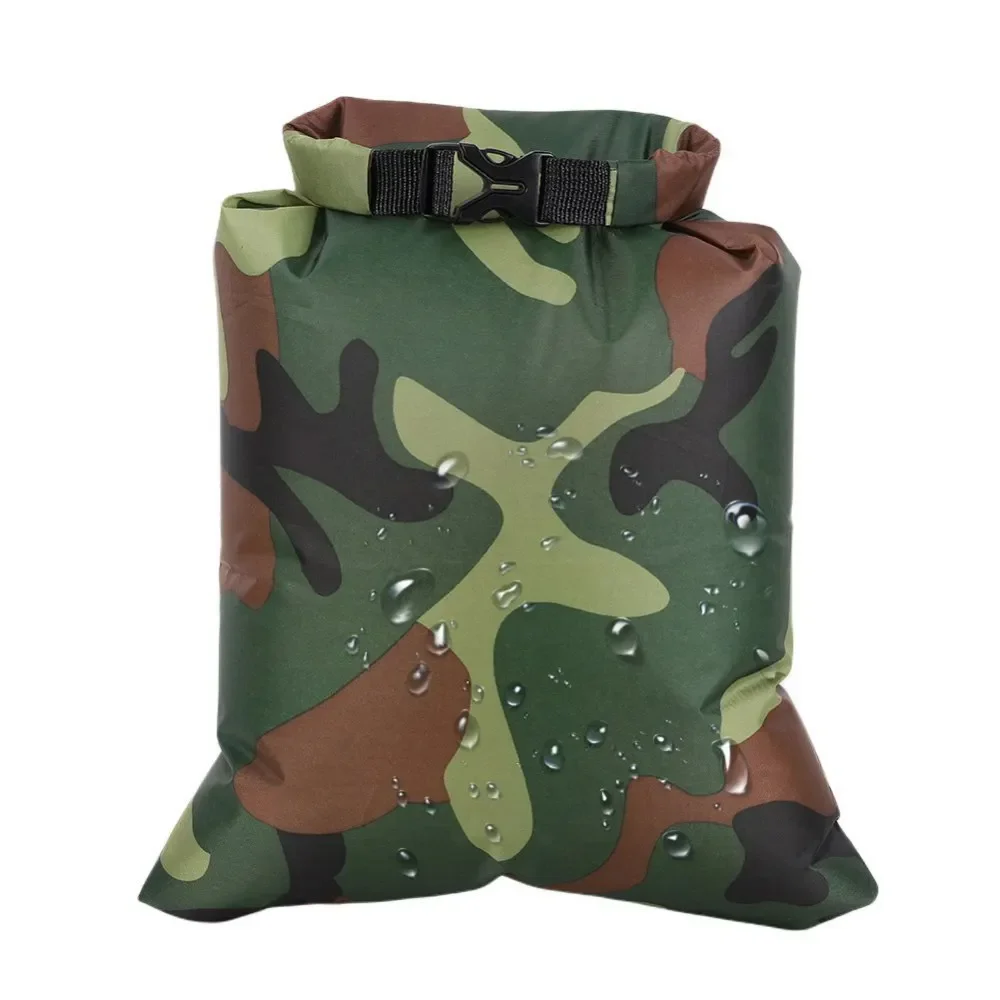 6Pcs Set Outdoor Waterproof Bag Dry Sack Waterproof Dry Backpack Storage Pouch for Drifting Boating Floating Kayaking Beach