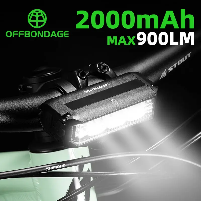 VBESTLIFE phare de vélo étanche Feu arrière de phare rechargeable USB