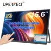 UPERFECT 15.6" Touch Screen Portable Monitor 60Hz 16:9 Built-in Battery With Type-C HDMI External 2nd Screen For Laptop/PS4/5/PC