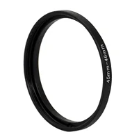 45-46 Step up Filter Ring 45mm x0.75 Male to 46mm x0.75 Female Lens adapter 1