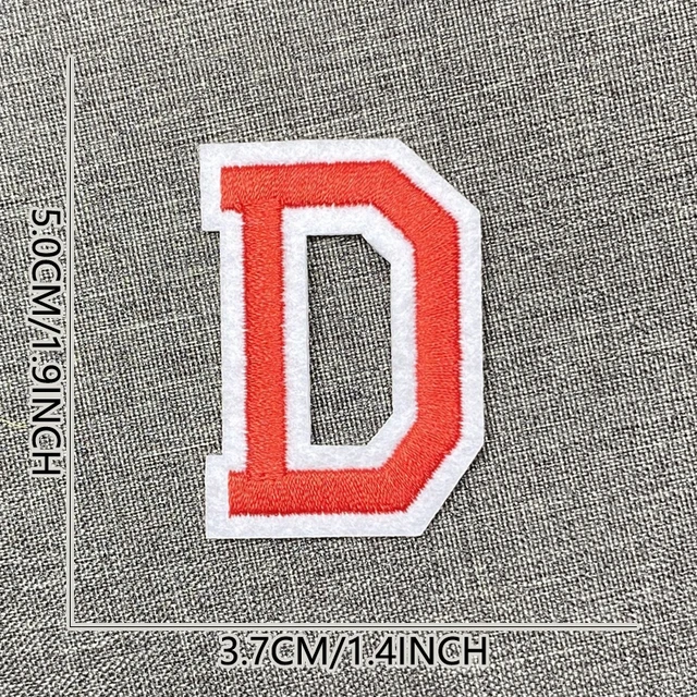 Letters Patches For Clothing Red Iron On Numeral Alphabet Sew Letras  Bordadas Adhesivas Para Ropa Planchar En Parche Embroidered - AliExpress