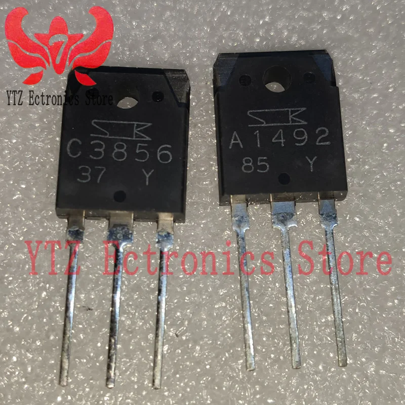 2SC3856-Y 2SA1492-Y A1492 C3856 TO3P Power Amplifier
