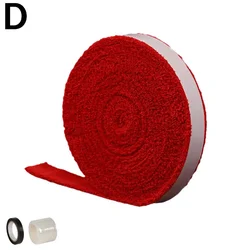 Reel of 5m Non-Slip Grip Tape for Badminton and Tennis Rackets (Red)