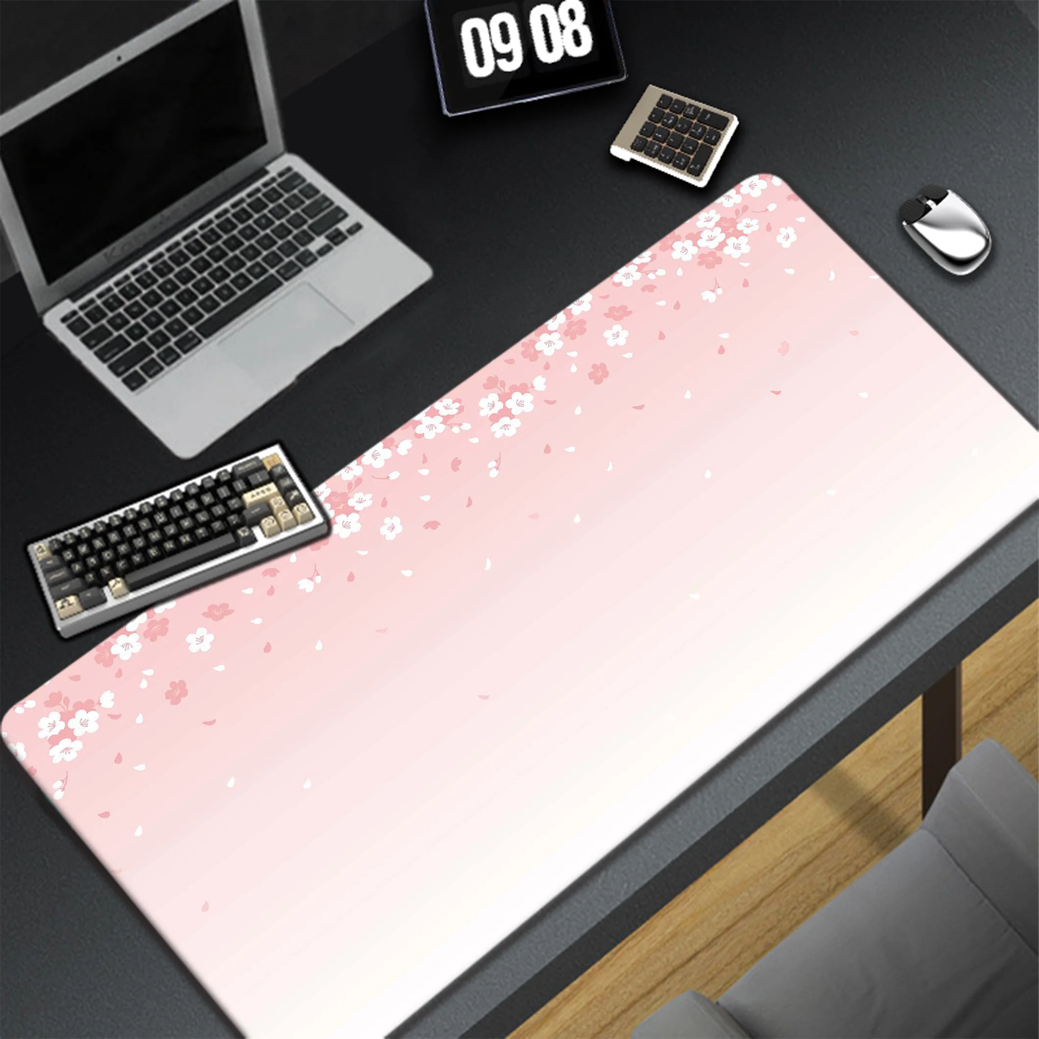 

Sakura Extended Mouse Pad Notebook Office Mousepad Gaming Speed Keyboard Pads Table Carpet Anti-slip Computer Gamer Desk Mat