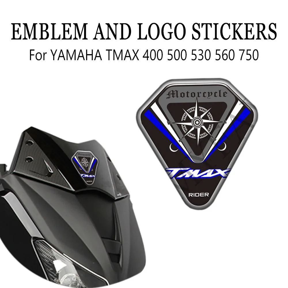 Per Yamaha Tmax 400 500 530 560 750 Moto Scooter Adesivi Decalcomania Emblema Distintivo Logo Carenatura Parafango