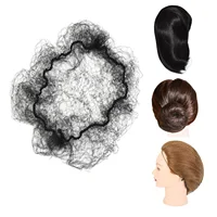 Filets à cheveux en Nylon cinq couleurs, 50 pièces, commande d'échantillon, noir, marron, couleur café, lignes élastiques douces invisibles 3