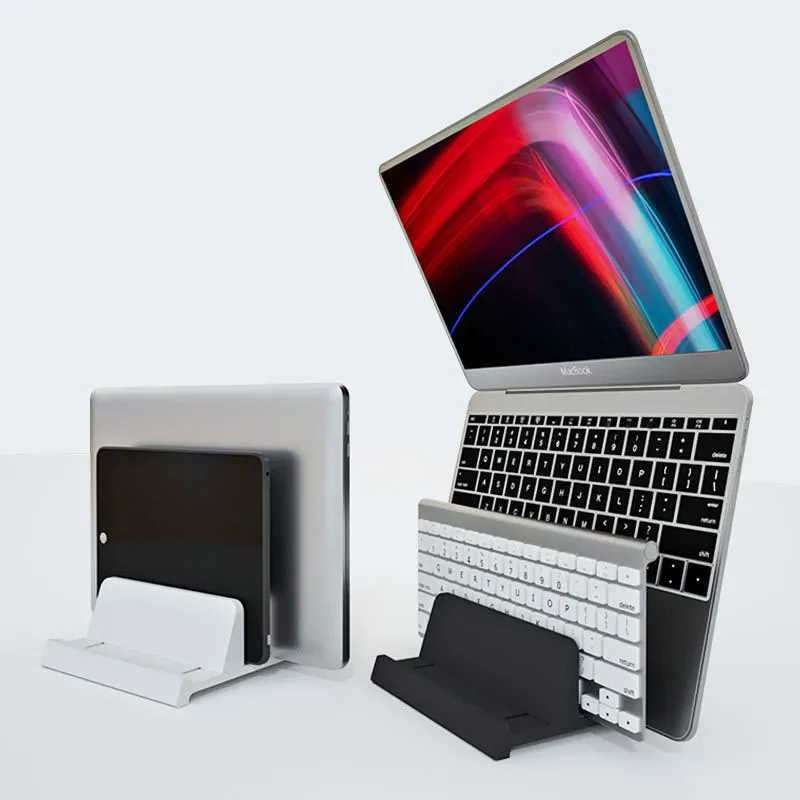 Adjustable Laptop Stand Portable Plastic Tablet Support Notebook Holder for Macbook Computer PC IPad Tablet Base Laptop Dock