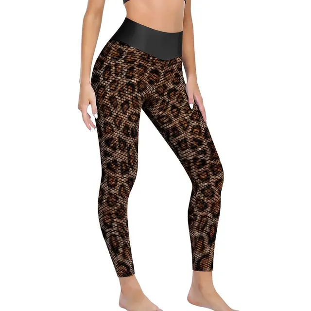 Leopard Print Exercise Leggings