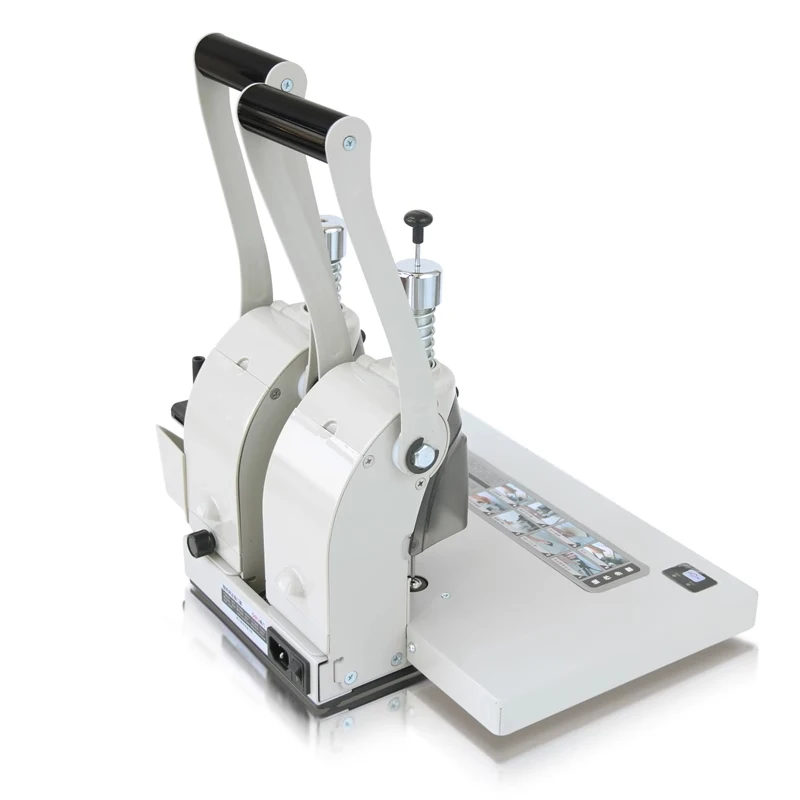 Financial voucher binding machine Document bidding book punching machine Electric hot melt hose binding 3875