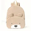Cute Bear Backpack Corduroy Student Backpack Large Capacity Leisure Backpack Cartoon Plush Bag 1