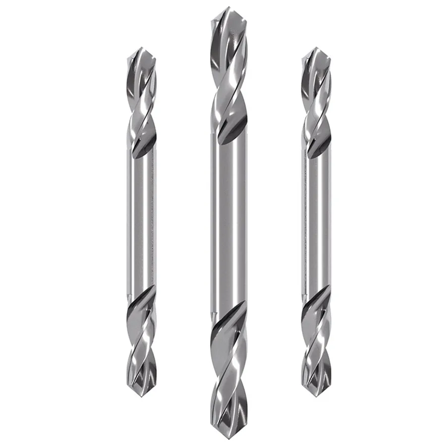 

High-quality M2 High-speed Steel Double-head Double-edged Twist Drillbit Stainless Steel Drill Hand Electric Drill Sharp Durable
