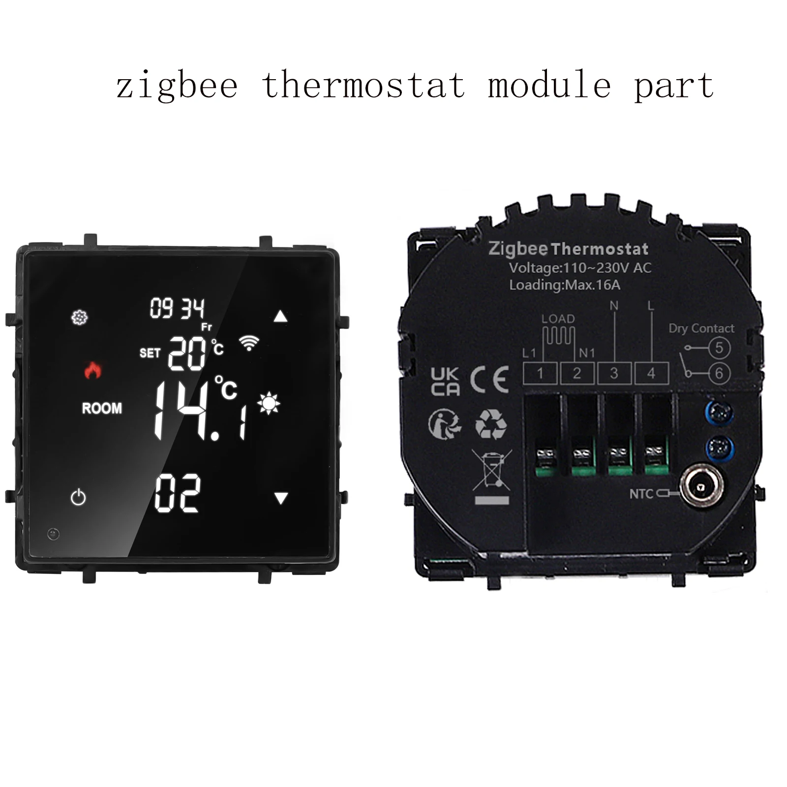 Zigbee Tuya Inteligente WiFi Termostato e Toque