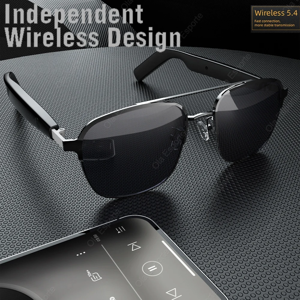 Bluetooth Call Smart Glasses Ultraviolet-Proof HIFI Sound Quality Sports Outdoor glasses Anti-Touch Sunglasses Men Women Gifts